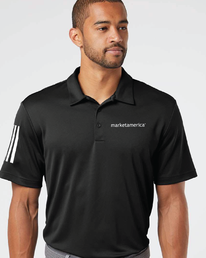adidas Men's Floating 3-Stripes Polo