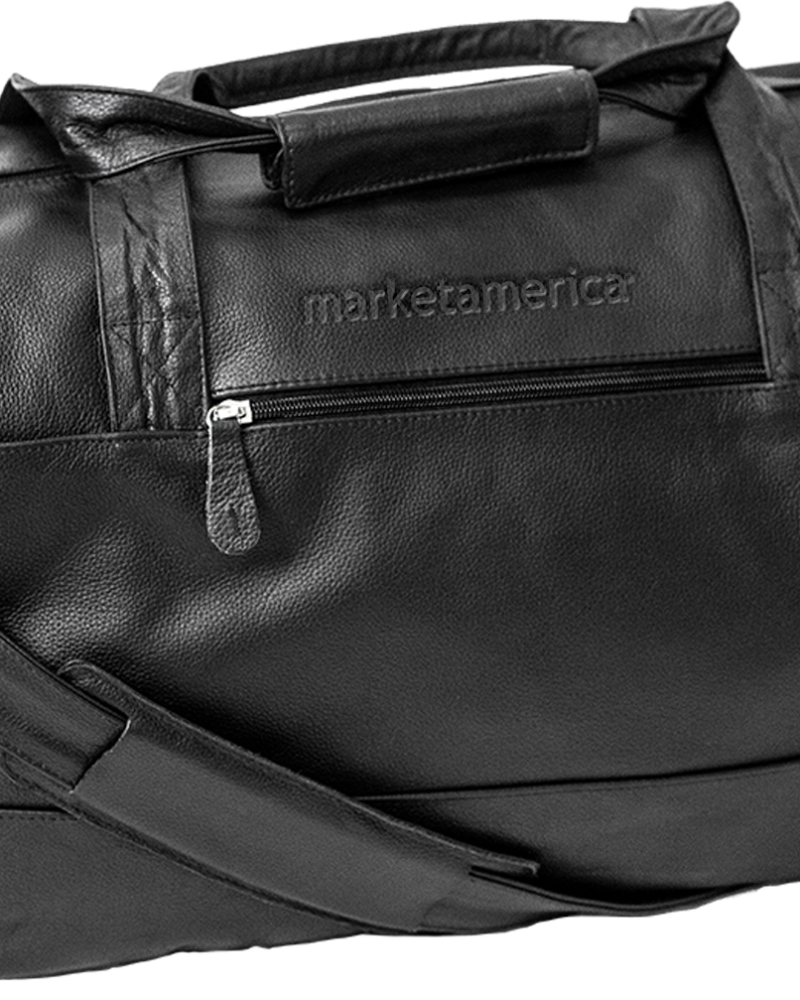Leather Weekender