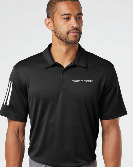 adidas Men's Floating 3-Stripes Polo